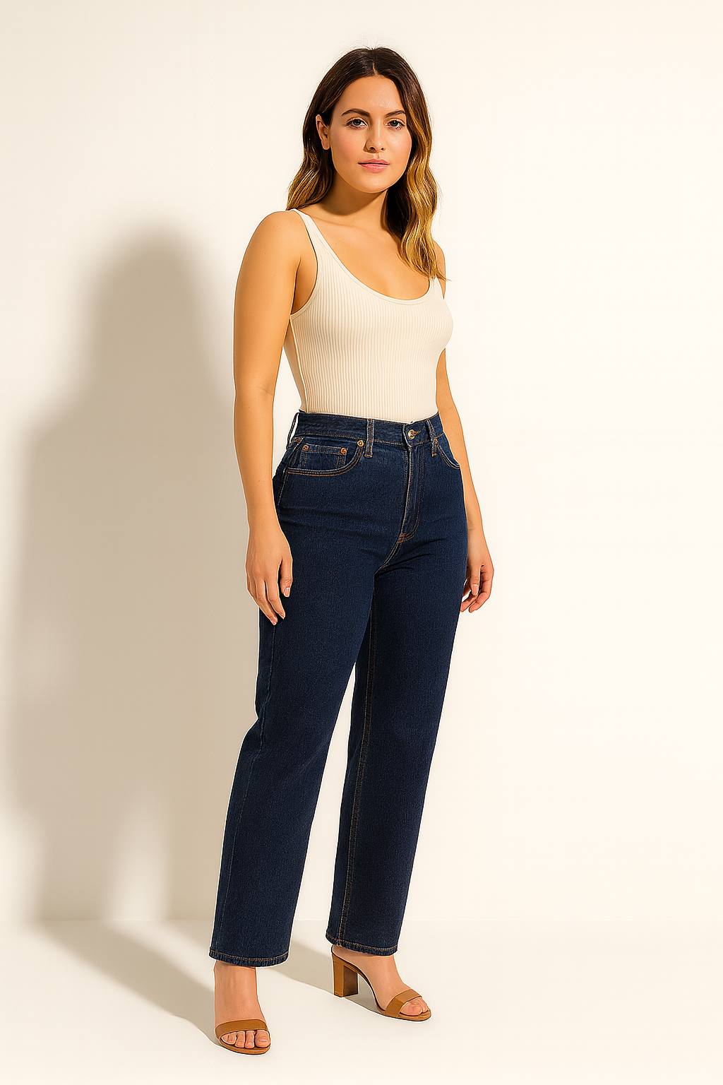 MID RISE SHAPER JEANS