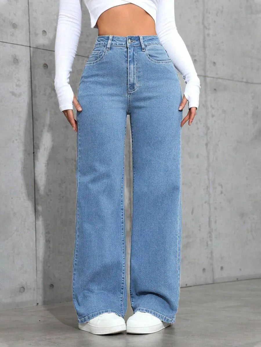 MID RISE BAGGY JEANS