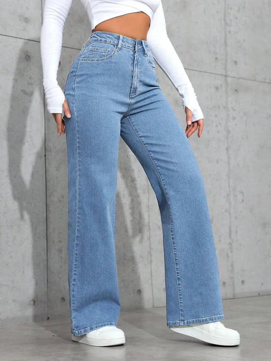 MID RISE BAGGY JEANS