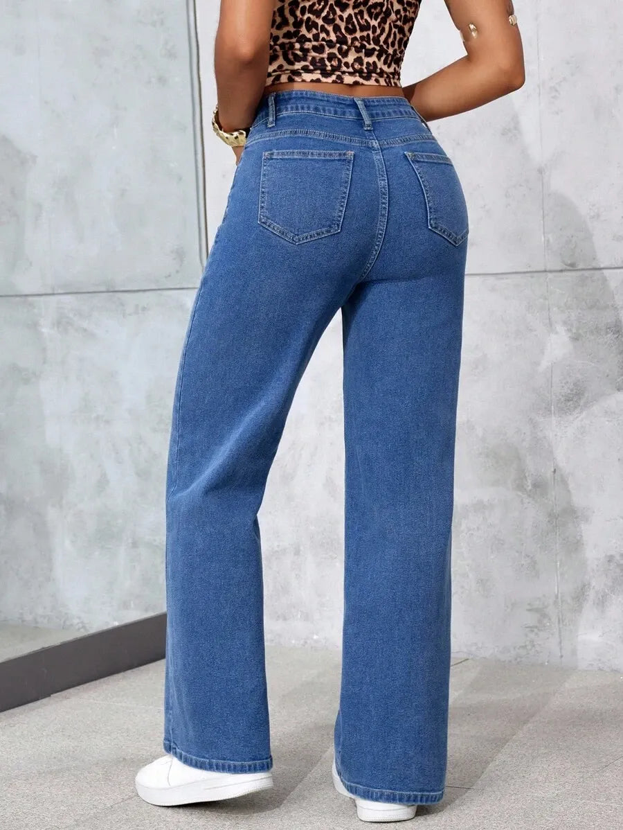 MID RISE BAGGY JEANS